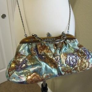 Teal Handbag Aqua Blue Shoulder Bag
